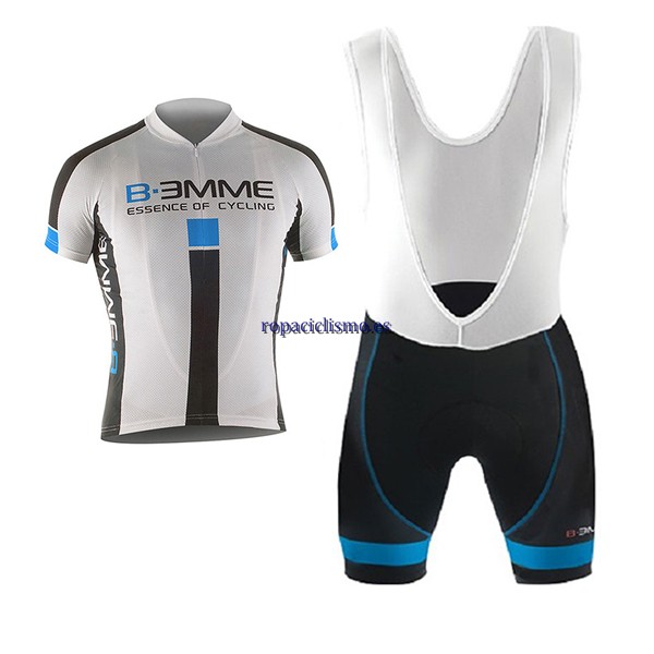 2017 Maillot Biemme Identity Tirantes Mangas Cortas blanco